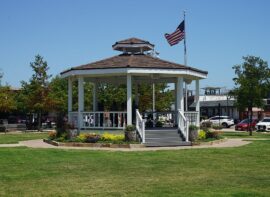 Carrollton Square Gazebo by Michael Barera, CC BY-SA 4.0, via Wikimedia Commons